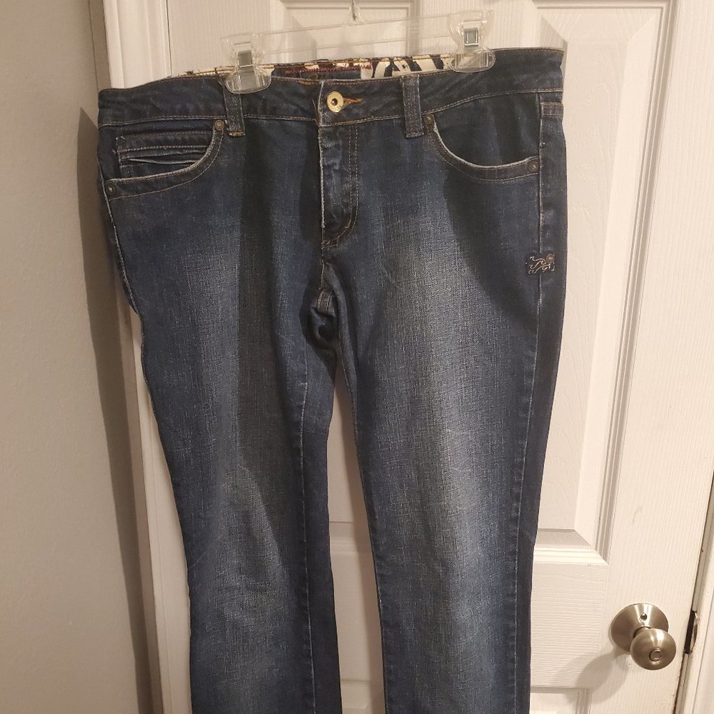 Billabong low rise skinny blue jeans